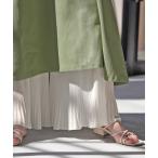 パンツ プリーツシフォンペチパンツ レディース