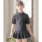  купальный костюм школьный купальник короткий рукав One-piece купальный костюм Kids ребенок 