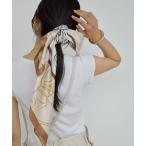 マフラー ストール プリントリバーシブルスカーフ レディース