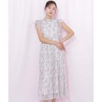 ショッピングSTUART ワンピース ぼかしフラワープリントワンピース