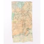 ストール マフラー 地図柄プリントショール レディース