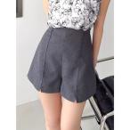 パンツ ミニスリットコンパクトショートパンツ レディース