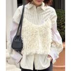 ショッピング夏 キャミソール チュールフリルキャミ