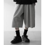  широкий брюки тренировочный брюки джерси [RUUBON]cutoff sweat half pants / cut off тренировочный шорты 