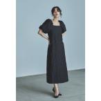 「niana」 半袖ワンピース M ブラック レディース