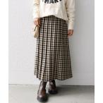 「SHIPS any」 ロングスカート 38 ベージュ レディース