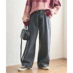 「FREAK'S STORE」 デニムパンツ MEDIUM ブラック レディース