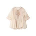 ブラウス シャツ エンブロイダリー楊柳ブラウス レディース