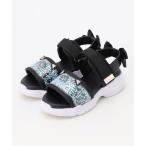 ショッピングキッズ サンダル サンダル シャラシャラ厚底ニャンダル キッズ 子供