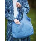トートバッグ サニークラウズ　グレイッシュブルーのキャンバスバッグ レディース