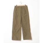 [green label relaxing] брюки-чинос 40 оливковый женский 