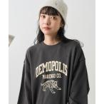 「FREAK'S STORE」 スウェットカットソー フリ- チャコールグレー レディース