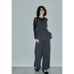 「niana」 セットアップ M チャコールグレー レディース