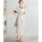 「URBAN RESEARCH ROSSO WOMEN」 半袖ワンピース FREE ベージュ レディース