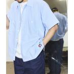 シャツ RED KAP/レッドキャップ 新色追加 別注 オックスフォード クロップド丈 ショートスリーブシャツ/ショート丈 メンズ