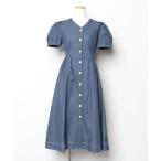 「MISCH MASCH」 半袖ワンピース MEDIUM ネイビー レディース