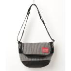 [Manhattan Portage] полоса рисунок сумка "почтальонка" - черный женский 