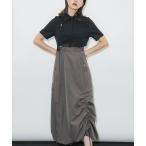 「UNITED TOKYO」 シャツワンピース 1 ブラック レディース