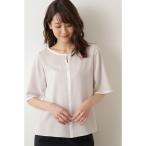 「NATURAL BEAUTY BASIC」 半袖ブラウス SMALL ベージュ系その他 レディース