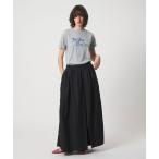 スカート 「6(ROKU)」麻ブレンド ロングスカート