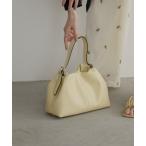 ショルダーバッグ バッグ フェイクレザーギャザーショルダーバッグ レディース