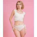  купальный костюм [ фиолетовый спорт ограничение ]Beach Queen/ пляж Queen купальный костюм бикини все ламе вязаный ska LAP оборка бикини 413570