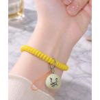 ヘアゴム 「光る スプリングゴム」 防犯 蓄光 おっさんヘアゴム ブレスレッド