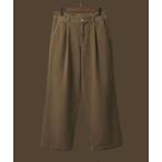  джинсы [ новый продукт /SETUP возможно ] over большой Denim Buggy слаксы l Okayama производство / tuck / обработка / осветлитель / весна одежда мужской 