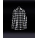 ショッピングウエスタン シャツ ウールオンブレチェック ウエスタンシャツ メンズ