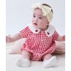 ベビー服 ロンパース フルーツ衿ロンパース