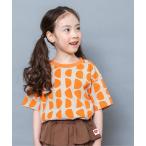tシャツ 「リンク/WEB限定」レトロ総柄半袖Tシャツ キッズ 子供服 男の子 女の子