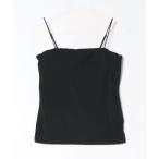 タンクトップ ノースリーブ ベア天カップ付きベアトップ レディース