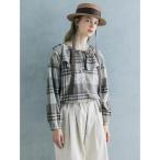 ブラウス シャツ 「Cross×Linen」セーラーカラーブラウス レディース