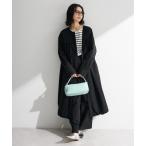 シャツワンピース ギャザードロストワンピース