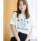 tシャツ アソートカレッジロゴ プリントTシャツ レディース