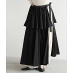 ショッピングラップ スカート マルチウェイティアードラップスカート