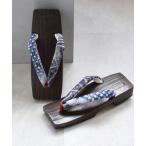 ショッピング下駄 桐下駄 日本製 角型右近焼き ニコアンティーク（S） レディース