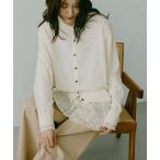 ストレッチ総レースペプラム/656054 レディース