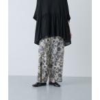  брюки хлопок linen принт легкий брюки женский 