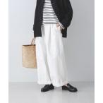 パンツ ホワイトデニムワイドパン�