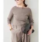 ショッピングショート ニット セーター ICE Rib Boat Neck プルオーバー レディース