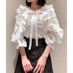 「SNIDEL」 7分袖ブラウス ONE SIZE ホワイト レディース
