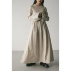 「STYLEMIXER」 ドッキングワンピース MEDIUM ベージュ レディース