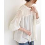 「quaranciel」 半袖ブラウス ONE SIZE ホワイト レディース