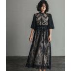 「GIRL」 半袖ワンピース S ブラック レディース