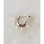 ピアス パールフープピアス レディース