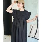 ショッピングブルー ワンピース 限定展開　インド ピンタック フリル ノースリーブ ワンピース