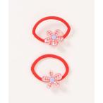  резинка для волос серебристый жевательная резинка . цветок * точка лента резинка для волос 2 шт. комплект 