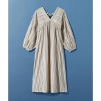 ワンピース ストライプリボンワンピース　634461