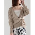 ショッピング2way カーディガン 「雑誌掲載」2WAYカシュクールVネックカーディガン「2026 spring catalog item」 レディース